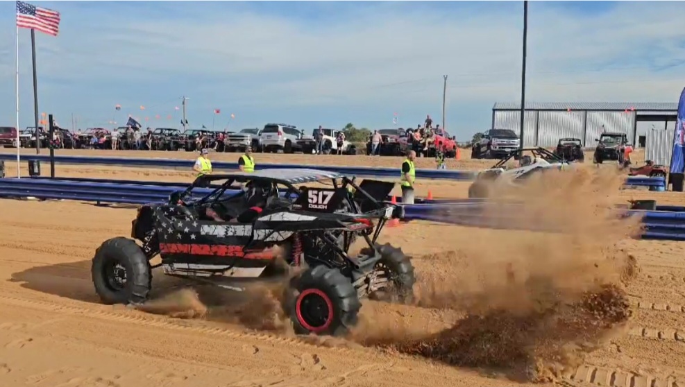 SxS drag race during an off road event